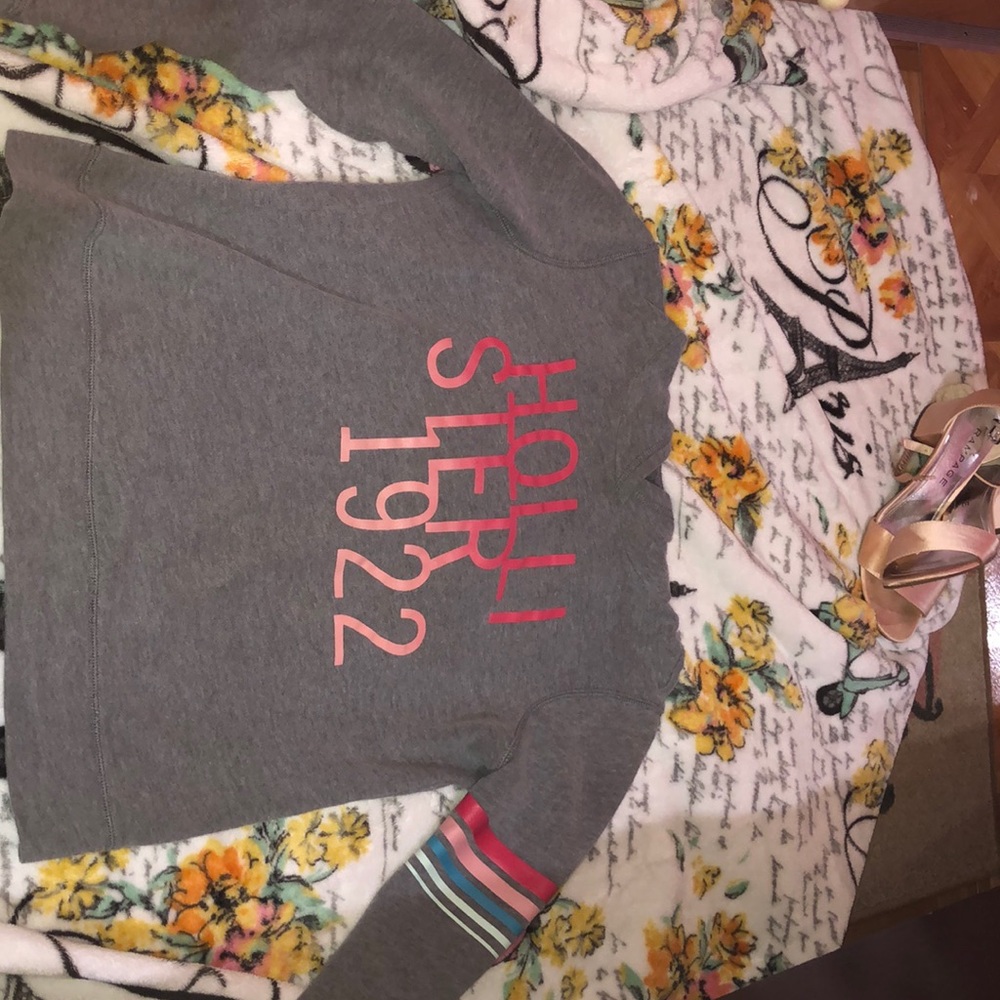 Gray hollister Hoodie